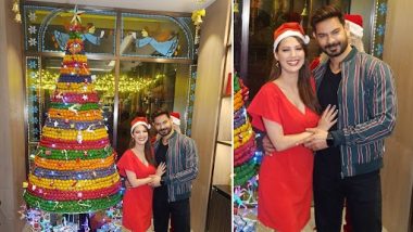 Christmas 2021: Keith Sequeira और Rochelle Rao ने क्रिसमस से पहले किया सेलिब्रेशन, मिठा शॉप में लड्डुओं के क्रिसमस ट्री के साथ ली तस्वीर