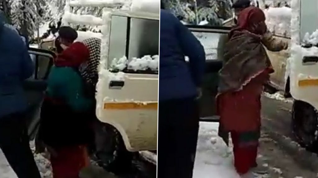 शिमला और उसके आसपास शनिवार रात से ही मौसम का सबसे भारी हिमपात हो रहा है