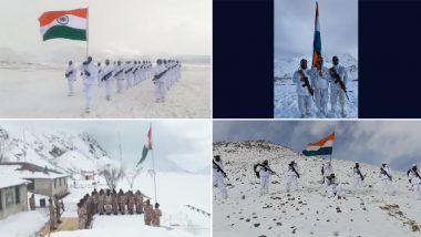 Happy Republic Day: -40 डिग्री वाली खून जमाने वाली ठंड भी हिमवीरों के आगे पस्त.. देखें ITBP ने 16000 फीट की ऊंचाई पर कैसे मनाया 73वां गणतंत्र दिवस