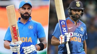 IND vs AUS, 3rd T20I 2022: अर्धशतकिय पारी खेलकर पवेलियन लौटते समय रोहित शर्मा ने विराट कोहली का थपथपाया पीठ-विडियो देखें: