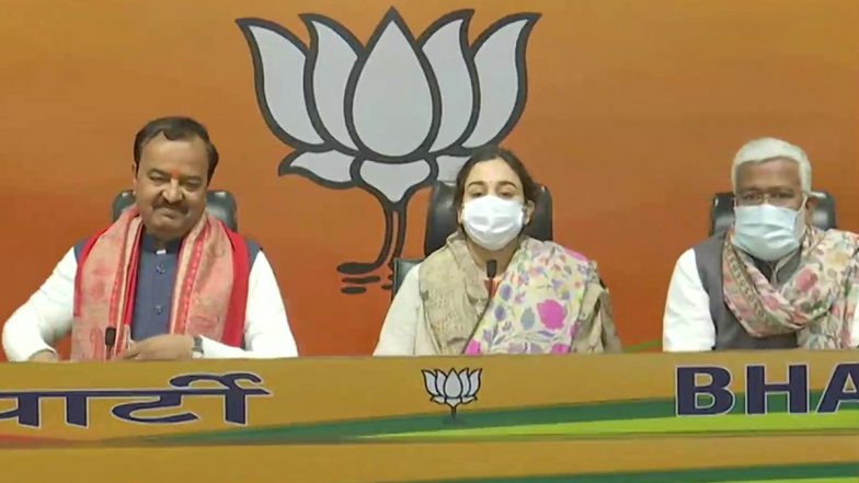 UP Elections 2022: अपर्णा यादव, संघमित्रा मौर्य भाजपा की नई पोस्टर गर्ल बनी