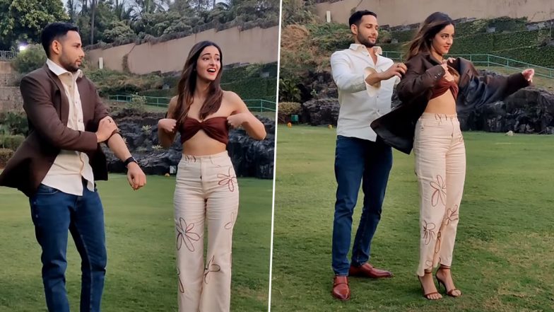 VIDEO: मुंबई में बढ़ती ठंड से Ananya Panday का हुआ बुरा हाल, को-स्टार Siddhant Chaturvedi ने की मदद