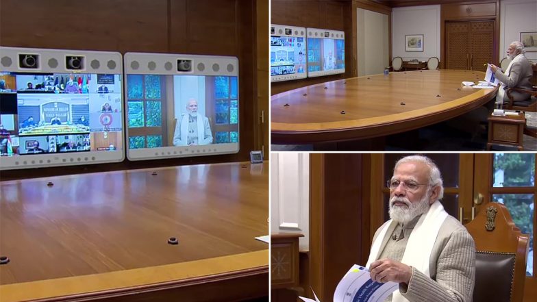 PM Modi Meeting: पीएम मोदी COVID-19 के बढ़ते मामलों के बीच आज सभी राज्यों के मुख्यमंत्रियों के साथ करेंगे समीक्षा बैठक- क्या देश में बढ़ेंगी पाबंदियां?