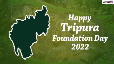 Tripura Statehood Day 2022 Messages: त्रिपुरा राज्य स्थापना दिवस की इन Wishes, WhatsApp Status, Photo SMS, GIF Greetings के जरिए दें बधाई