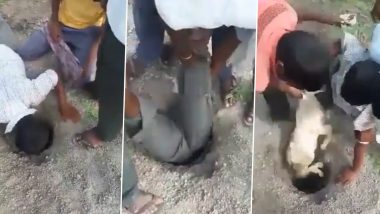 गहरे गड्ढे में गिरे बकरी के बच्चे को बचाने के लिए शख्स किया ऐसा काम, Viral Video देख तारीफ करना चाहेंगे आप