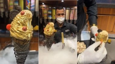 Gold Ice Cream Viral Video: भारत के इस शहर में मिलती है 24 कैरेट सोने की आइसक्रीम, स्वाद चखना चाहेंगे आप