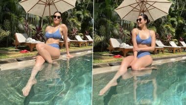 Karishma Tanna Hot Photos: टीवी एक्ट्रेस करिश्मा तन्ना ने बिकिनी पहनकर स्विमिंग पूल में दिखाया बोल्ड अवतार