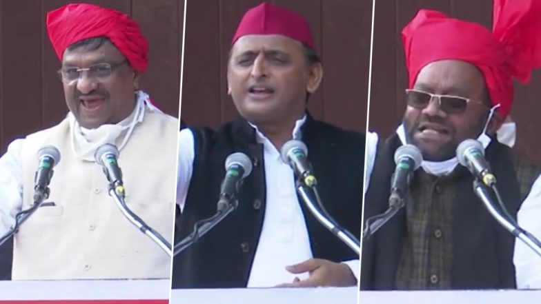 Uttar Pradesh Assembly Elections 2022: जानें सपा में शामिल होने के बाद क्या बोले स्वामी प्रसाद मौर्य और सैनी, अखिलेश भी BJP पर बरसे