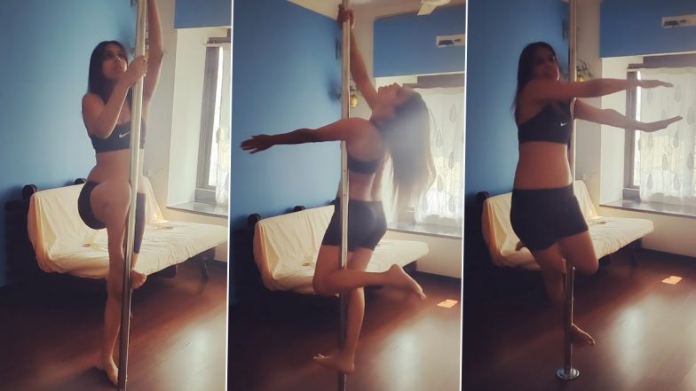 एक्ट्रेस Nia Sharma ने हॉट स्टाइल में किया पोल डांस, इंटरनेट पर वायरल हुआ वीडयो