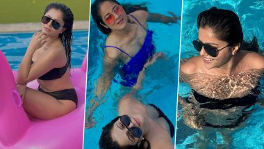 Rubina Dilaik ने बिकिनी पहनकर अपनी सहेली के साथ स्विमिंग पूल में की मस्ती, देखें एक्ट्रेस की Hot Photos