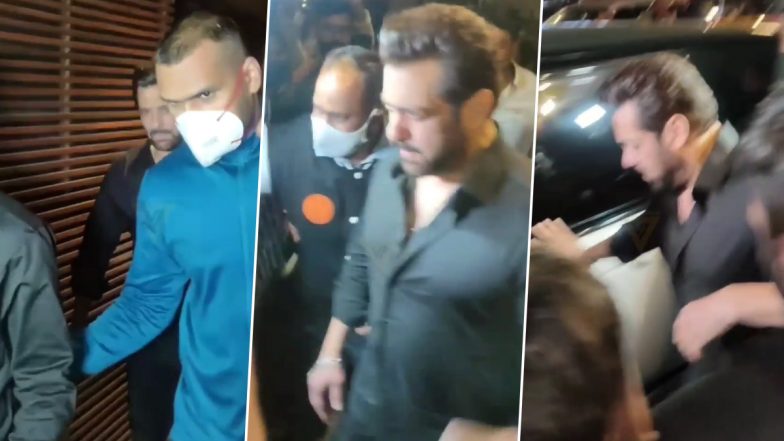 Salman Khan को रेस्टोरेंट के बाहर फैंस ने घेरा,  बॉडीगार्ड्स की मदद से हुए रवाना, देखें Video