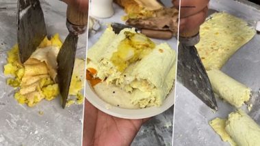 Masala Dosa Ice Cream Rolls: दिल्ली के भोजनालय ने बनाया मसाला डोसा आइसक्रीम रोल्स, वीडियो देख इंटरनेट पर भड़के लोग