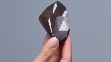 Black Diamond: दुबई में किया गया 555 कैरेट बड़े काले हीरे का अनावरण, बाहरी अंतरिक्ष से होने का अनुमान, देखें तस्वीरें