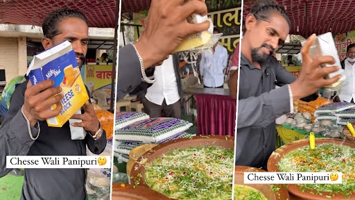 स्ट्रीट वेंडर ने बनाई चीज़ पानी पानी पूरी, वीडियो देख भड़के नेटीजंस