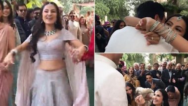 Desi Bride Dances: शादी में एंट्री के दौरान देसी दुल्हन ने 'सौ आसमानों' गाने पर किया डांस, दूल्हे को ऐसे किया सरप्राइज