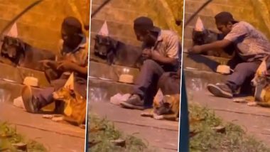 Viral Video: बेघर आदमी ने मनाया पालतू कुत्ते का जन्मदिन, दिल छू लेने वाला वीडियो इंटरनेट पर वायरल