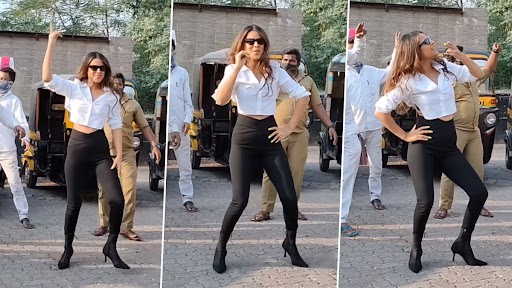 Nia Sharma ने मुंबई के रिक्शा वालों संग किया PHOONK LE Dance, वीडियो हुआ वायरल