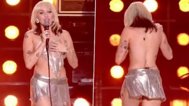 Miley Cyrus Wardrobe Malfunction: न्यू ईयर परफॉर्मेंस के दौरान माइली साइरस का टॉप नीचे खिसका, एक्सपोज हुआ ब्रेस्ट, देखें वायरल वीडियो
