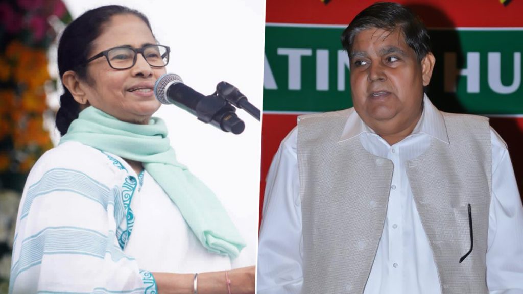 मुख्यमंत्री ममता बनर्जी ने राज्यपाल जगदीप धनखड़ को ट्विटर पर ब्लॉक किया, राज्यपाल ने मुख्यमंत्री को व्हाट्सऐप पर संदेश भेजा