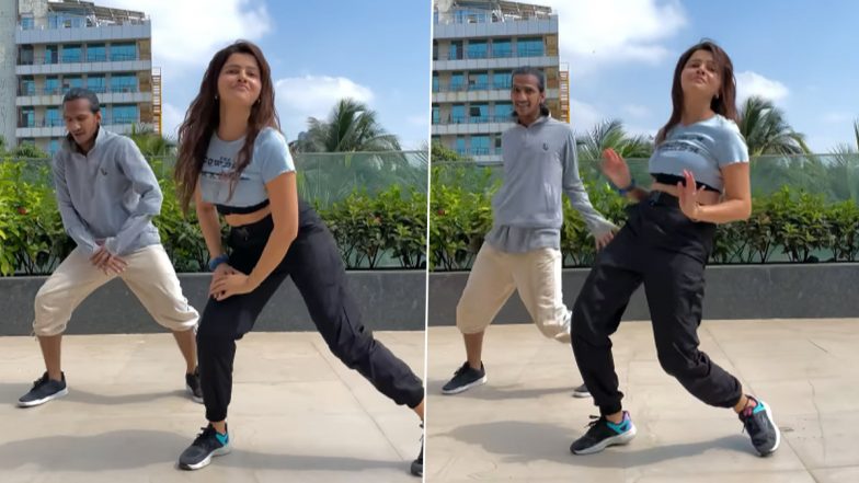 Rubina Dilaik ने क्रॉप टॉप पहनकर 'Oo Antava' सॉन्ग पर किया डांस, देखें Hot Video