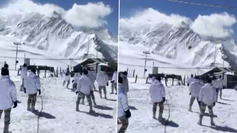 Video: ITBP के जवानों ने -20 डिग्री सेल्सियस में चीन सीमा पर खेला वॉलीबॉल