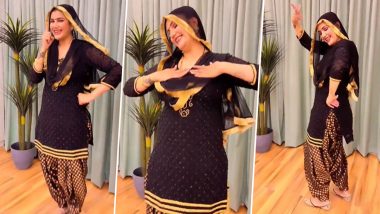 Sapna Choudhary ने काला सूट पहनकर घर पर लगाए ठुमके, Video में दिखा धमाकेदार डांस