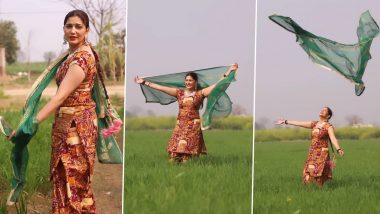 Sapna Choudhary ने सूट पहनकर खेत में किया डांस, Video देखकर पिघला फैंस का दिल