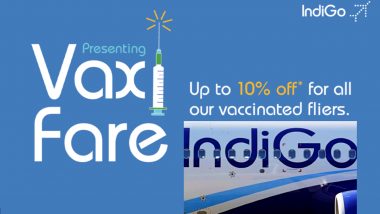 Indigo Fully Vaccinated Offer: वैक्सीन के दोनों डोज लेने वालों के लिए इंडिगो का शानदार ऑफर, हवाई यात्रा में मिलेगा इतना डिस्काउंट