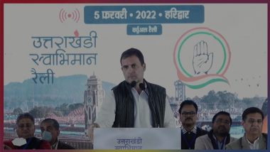 Uttarakhand Election 2022: हरिद्वार पहुंचे राहुल गांधी, कहा- चार लाख युवाओं को देंगे रोजगार