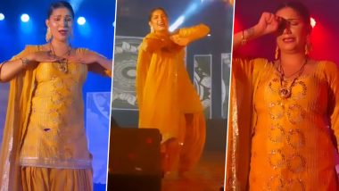Sapna Choudhary Dance Video: स्टेज पर ठुमके लगाती सपना चौधरी का डांस देखकर दिवाने हुए फैंस
