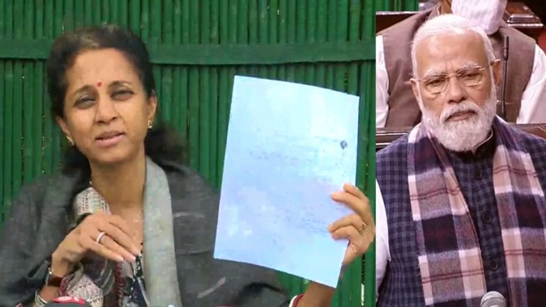 Supriya Sule on PM Modi: शरद पवार की बेटी सुप्रिया सुले आई कांग्रेस के समर्थन, पीएम मोदी पर किया पलटवार