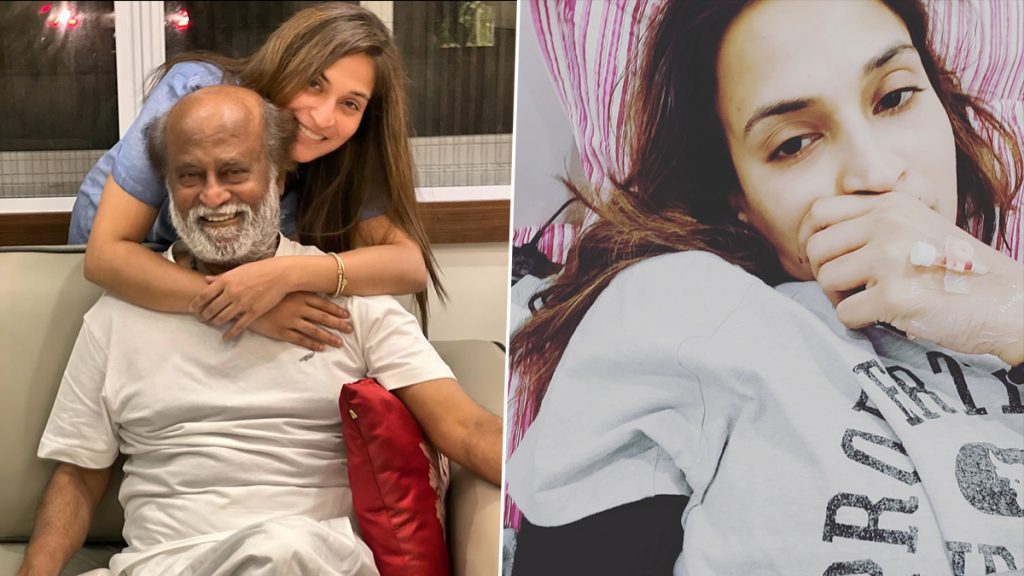 रजनीकांत की बेटी ऐश्वर्या रजनीकांत को हुआ कोविड-19, अस्पताल में कराया गया भर्ती