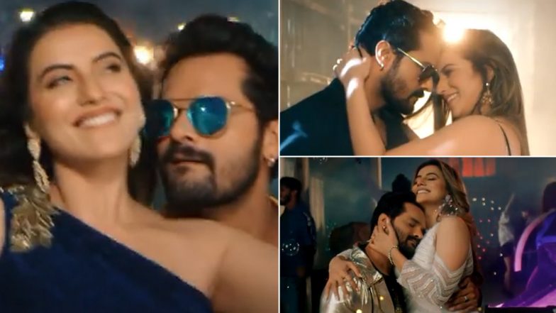 Akshara Singh के साथ बेधड़क रोमांस करते दिखे Khesari Lal Yadav, Valentine's Day से पहले Hot Video हुआ वायरल