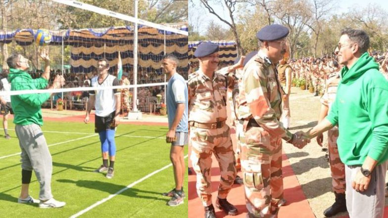 Dehradun: बॉलीवुड के खिलाड़ी अक्षय कुमार ने ITBP के जवानों के साथ खेला वॉलीबॉल, देखें Video