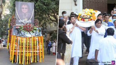 Bappi Lahiri Funeral: अंतिम सफर पर निकला डिस्को किंग बप्पी लाहिड़ी का पार्थिव शरीर, बेटों ने दिया कंधा