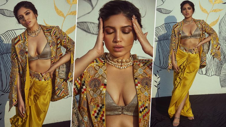 Bhumi Pednekar ने बोल्ड कपड़ों में कराया सेक्सी फोटोशूट, 24 कैरट गोल्ड से कम नहीं लग रहीं एक्ट्रेस