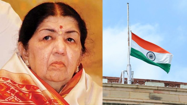 Lata Mangeshkar Passes Away: लता मंगेशकर की याद में देश में दो दिन का राष्ट्रीय शोक, आधा झुका रहेगा राष्ट्रीय ध्वज