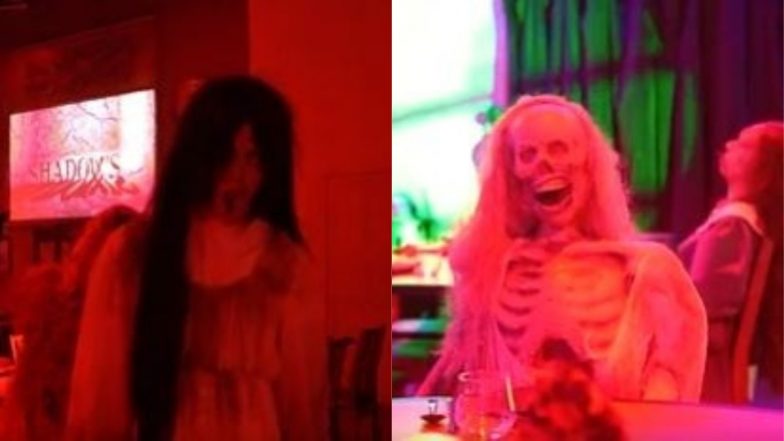 Scary Viral Video: आत्माओं और भूतों वाला डरावना रेस्टोरेंट, जहां हर टेबल पर नजर आते हैं नर-कंकाल, वीडियो देख पैरों तले खिसक जाएगी जमीन