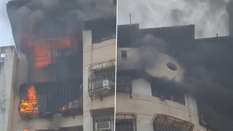 Mumbai: कांजुरमार्ग के NG रॉयल पार्क इलाके में लगी आग- Video