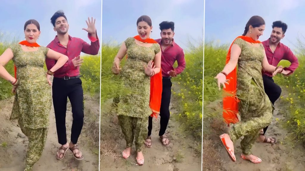 सपना चौधरी ने खेत में मटकाई अपनी कमर, देसी भाभी लुक में वायरल हुआ Video