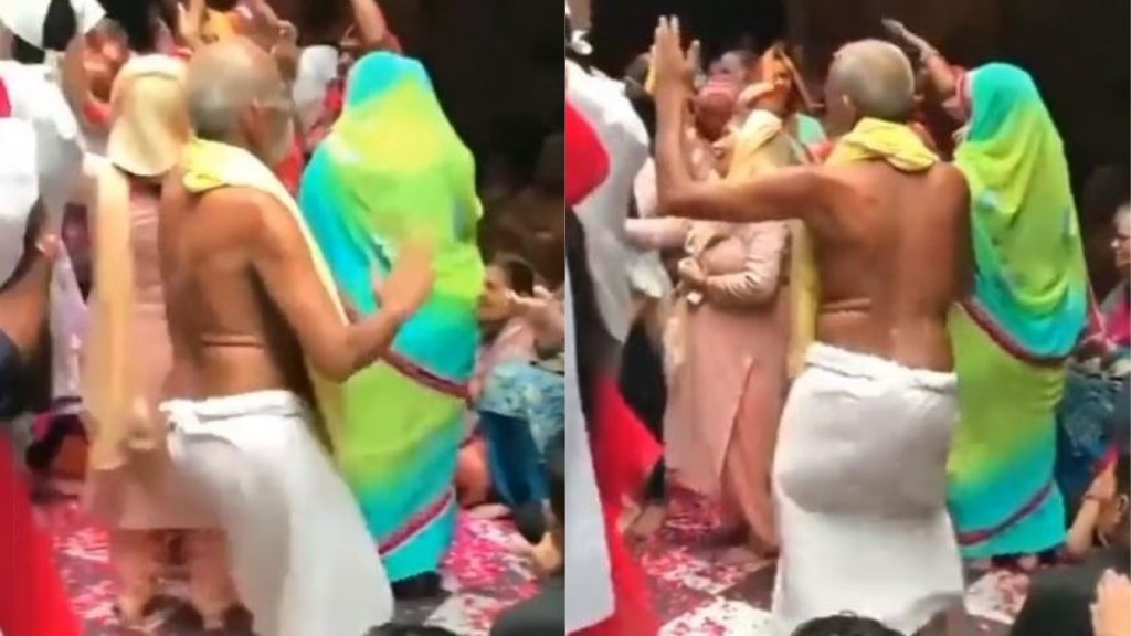 महिलाओं के बीच अंकल जी ने कमर मटका कर किया जबरदस्त डांस, आप भी हो जाएंगे उनके फैन