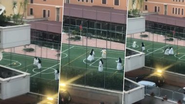 Nuns Play Football: प्रोफेशनल्स की तरह ननों का फुटबॉल खेलते हुए क्लिप वायरल, वीडियो लोगों को आ रहा है खूब पसंद