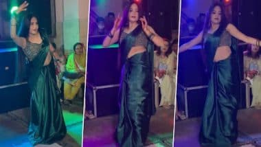 Bhabhi Mast Dance: देसी भाभी ने सैटिन साड़ी और खुले बालों में मटकाई जबरदस्त कमर, वीडियो देख हो जाएंगे दीवाने