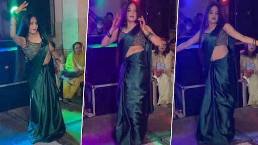 Bhabhi Mast Dance: देसी भाभी ने सैटिन साड़ी और खुले बालों में मटकाई जबरदस्त कमर, वीडियो देख हो जाएंगे दीवाने