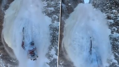 Viral Video: बर्फीले कोलोराडो पर्वत पर चढ़ते समय शख्स हिमस्खलन में फंसा, भयावह वीडियो हुआ वायरल