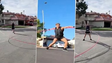 Woman Spins Largest Hula Hoop: महिला ने दुनिया का सबसे बड़ा हूला हूप घुमाकर बनाया गिनीज वर्ल्ड रिकॉर्ड, वीडियो हुआ वायरल