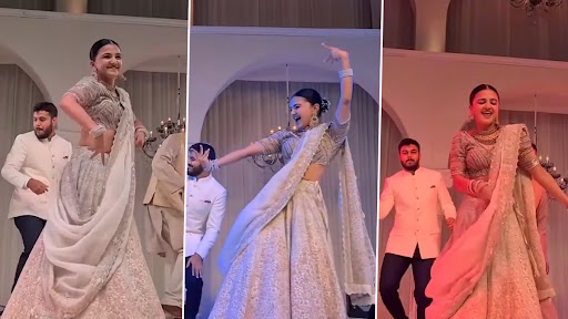 दुल्हन की बहन ने 'बिजली बिजली' गाने पर किया जबरदस्त डांस, अपने मूव्स से हिलाया स्टेज