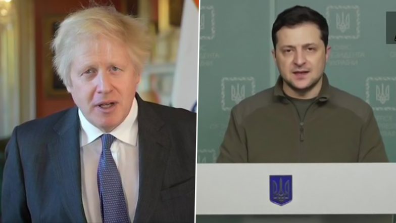Russia Ukraine War: यूके के पीएम बोरिस जॉनसन ने आज यूक्रेन के राष्ट्रपति व्लादिमीर जेलेंस्की से बात की
