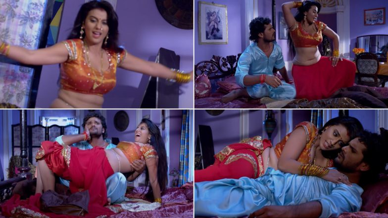Bhojpuri Song Video: Akshara Singh में साथ पलंगतोड़ रोमांस करते दिखे Khesari Lal Yadav, हॉट सीन्स से भरा है ये वीडियो