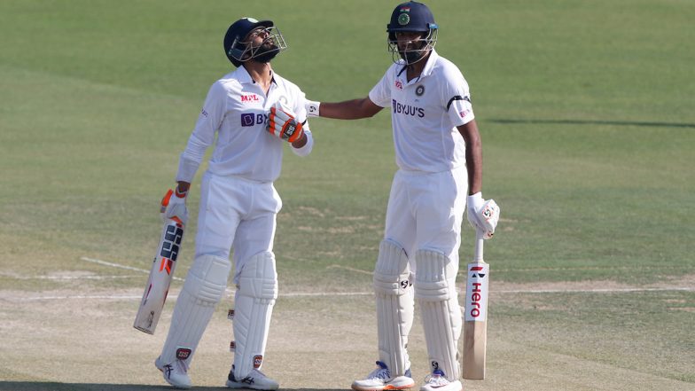 IND vs SL 1st Test Day 2: रविंद्र जडेजा और आर अश्विन की अर्धशतकीय साझेदारी, टीम इंडिया 400 रन के करीब
